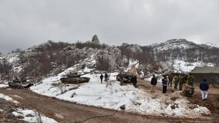 Goran Višnjić i ekipa na snimanju filma “General” Goran Višnjić i ekipa na snimanju filma “General”
