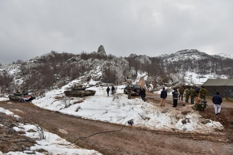 Goran Višnjić i ekipa na snimanju filma “General” Goran Višnjić i ekipa na snimanju filma “General”