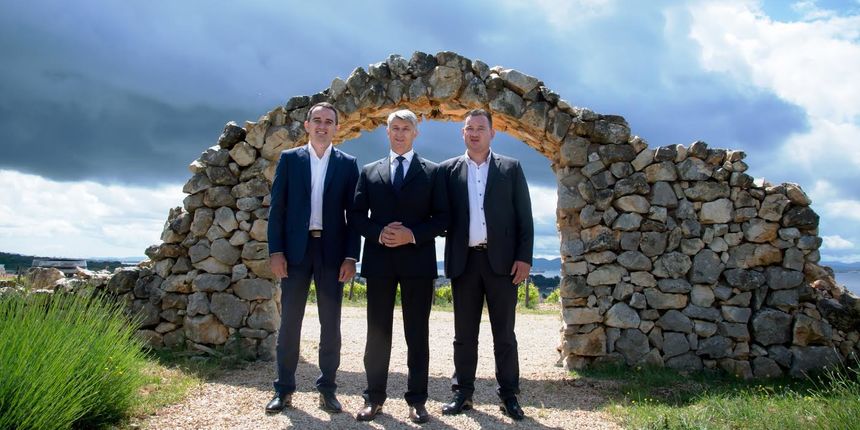 Šime Mršić, Božidar Longin i Šime Vicković