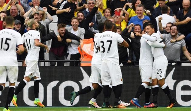 Slavlje igrača i navijača Watforda, foto: premierleague