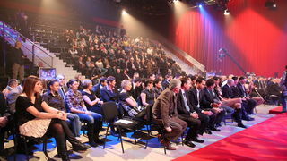 Zagreb, 261210.
HTV, studio Anton Marti, Prisavlje BB.
59. izbor sportasa 2010. godine u organizacij Sportskih novosti.
Na slici publika.
Foto: Biljana Gaurina / CROPIX