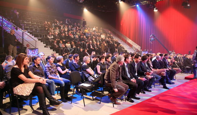 Zagreb, 261210.
HTV, studio Anton Marti, Prisavlje BB.
59. izbor sportasa 2010. godine u organizacij Sportskih novosti.
Na slici publika.
Foto: Biljana Gaurina / CROPIX