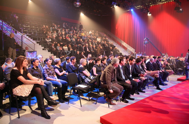 Zagreb, 261210.
HTV, studio Anton Marti, Prisavlje BB.
59. izbor sportasa 2010. godine u organizacij Sportskih novosti.
Na slici publika.
Foto: Biljana Gaurina / CROPIX