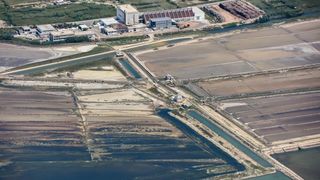 Solana Pag iz ptičje perspektive, foto: Dino Stanin/PIXSELL Solana Pag iz ptičje perspektive, foto: Dino Stanin/PIXSELL