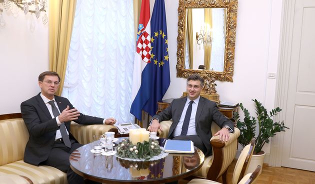 Andrej Plenković i Miro Cerar