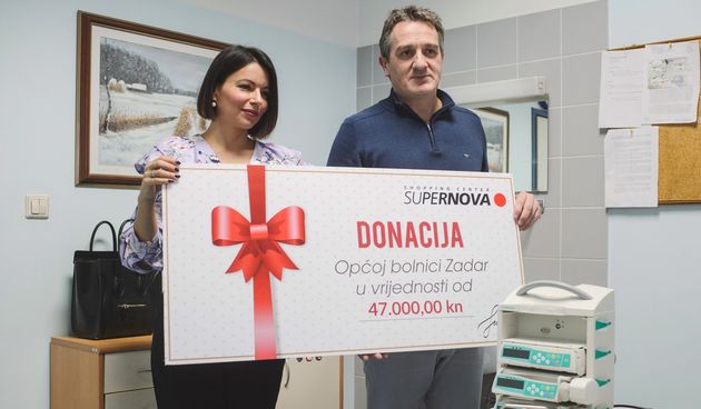 Supernova centar Zadar uručila vrijednu donaciju Općoj bolnici Zadar
