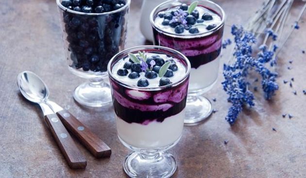 Desert, borovnica, lavanda