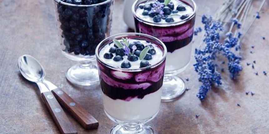 Desert, borovnica, lavanda