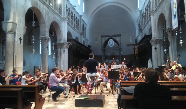 Proba Zadarskog komornog orkestra. Foto: Dina Bušić