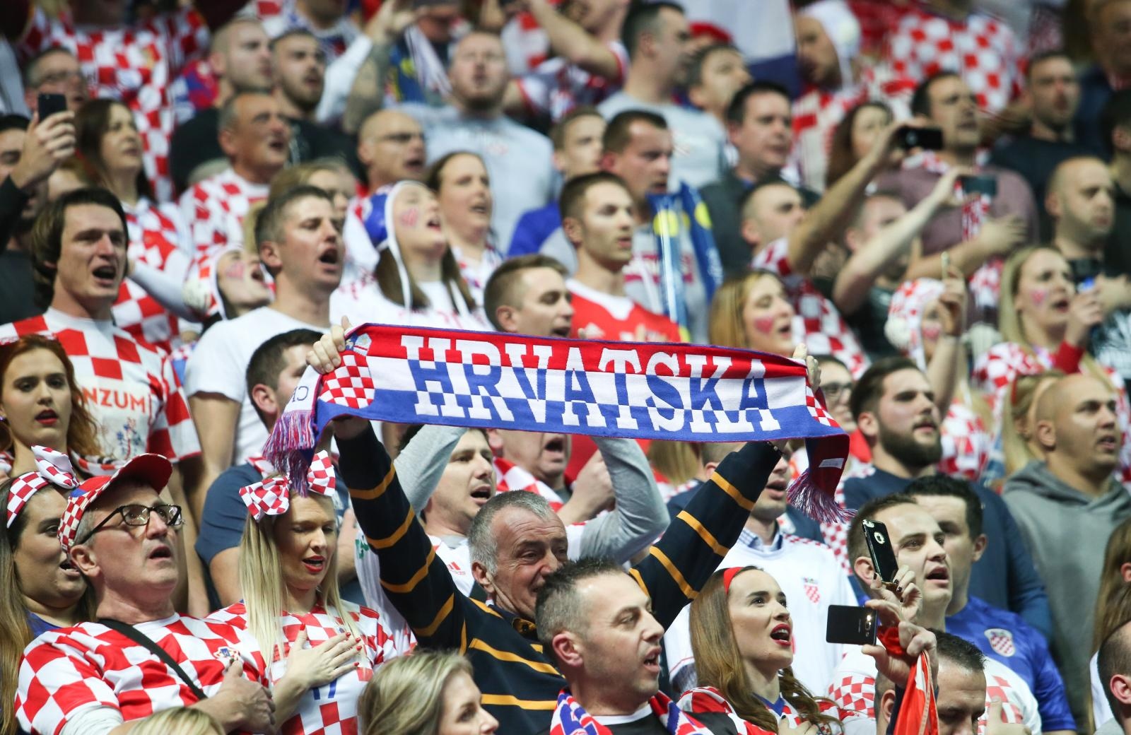 Spaladium Arena, Split – Europsko rukometno prvenstvo, skupina A, 1. kolo, Hrvatska – Srbija. Spaladium Arena, Split – Europsko rukometno prvenstvo, skupina A, 1. kolo, Hrvatska – Srbija.