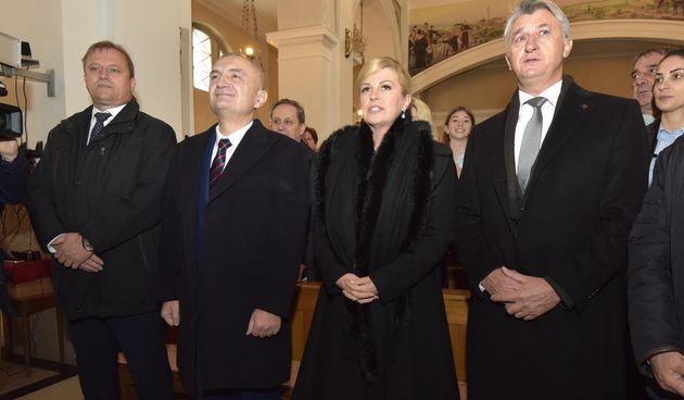 Kolinda Grabar Kitarović s albanskim predsjednikom susrela se sa stanovnicima Arbanasa