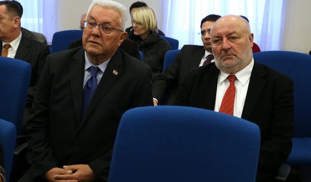 19.12.2013., Zagreb – Na Zupanijskom sudu nastavljeno je sudjenje bivsem premijeru Ivi Sanaderu u slucaju Planinska, kod sutkinje Jasne Smiljanic. Na danasnjoj raspravi svjedocili su Luka Bebic i Slobodan Uzelac. Photo: Anto Magzan/PIXSELL