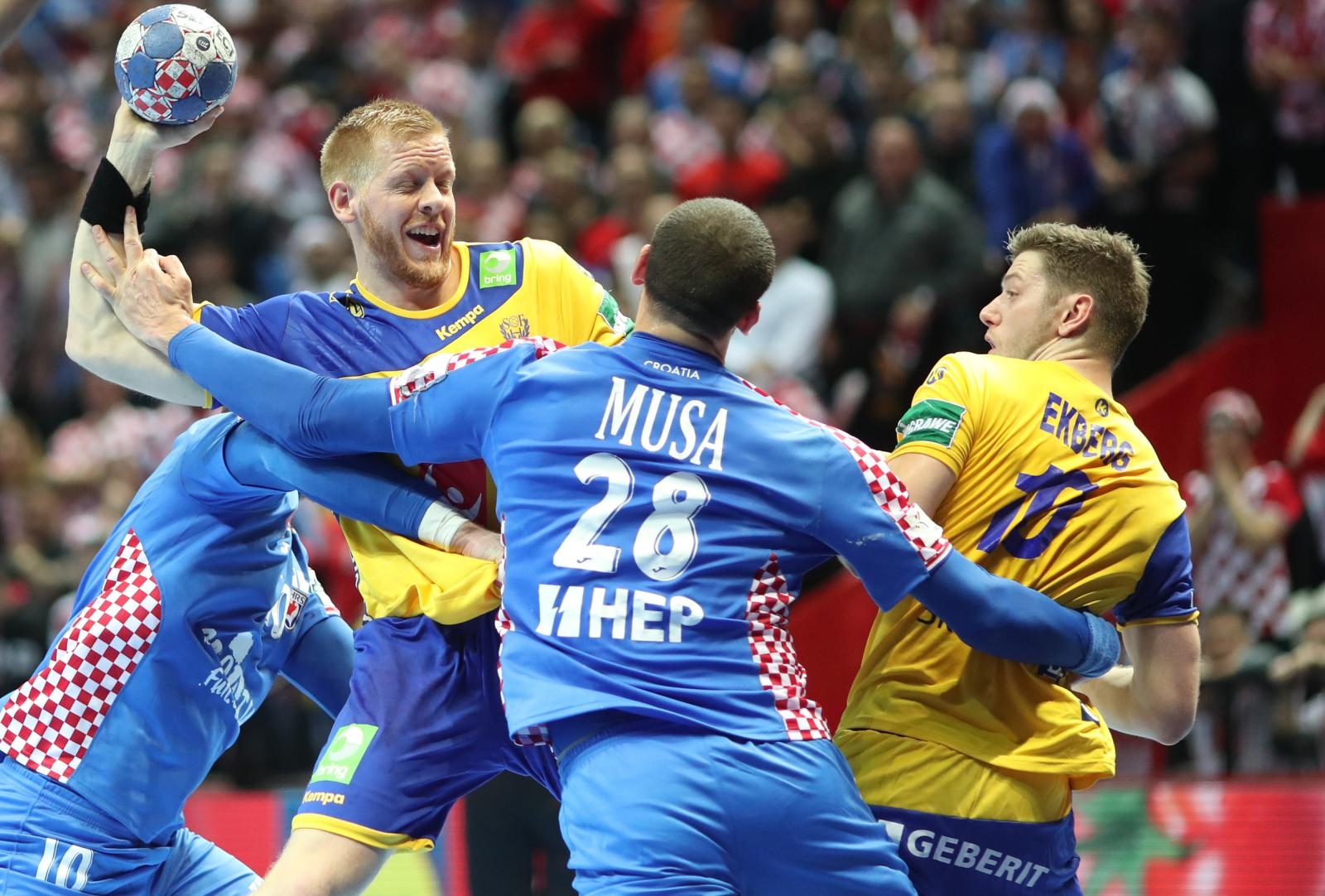 Spaladium Arena, Split – Europsko rukometno prvenstvo, skupina A, 3. kolo, Hrvatska – Švedska 31-35