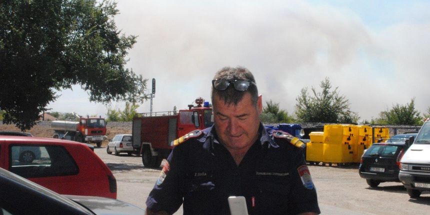 Vatrogasni zapovjednik JVP Zadar Željko Šoša