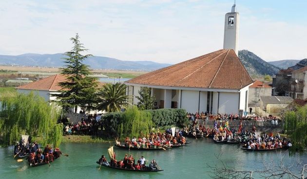 15. Festival zudija, cuvara Kristova groba odrzan je u Mlinistu u Dubrovacko-neretvanskoj zupaniji. Smotra zudija privukla je cuvare Kristova groba iz vise od 30 zupa. Photo: Hrvoje Jelavic/PIXSELL