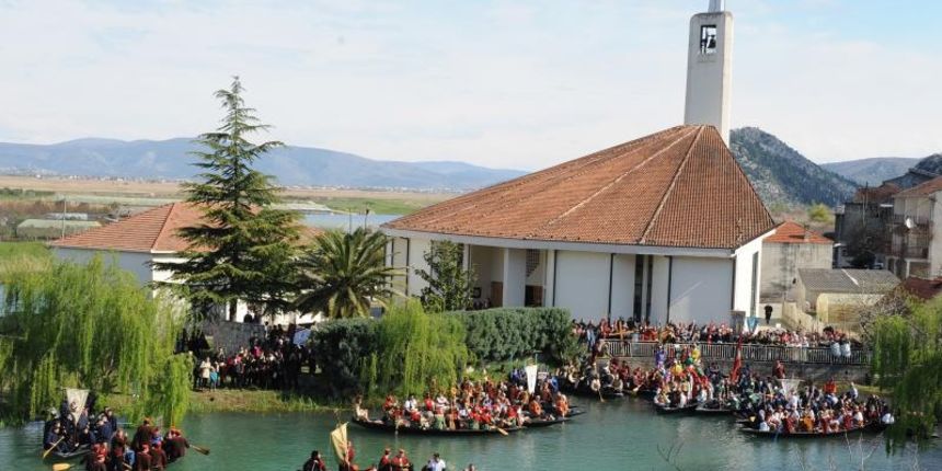 15. Festival zudija, cuvara Kristova groba odrzan je u Mlinistu u Dubrovacko-neretvanskoj zupaniji. Smotra zudija privukla je cuvare Kristova groba iz vise od 30 zupa. Photo: Hrvoje Jelavic/PIXSELL