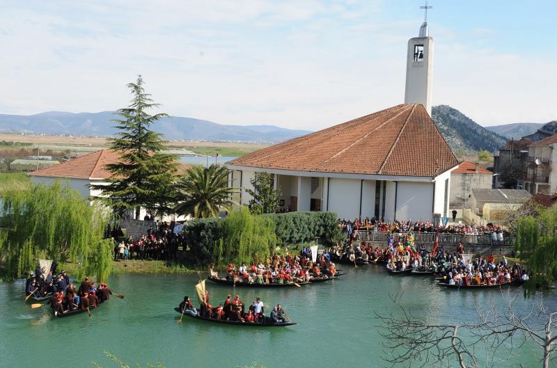 15. Festival zudija, cuvara Kristova groba odrzan je u Mlinistu u Dubrovacko-neretvanskoj zupaniji. Smotra zudija privukla je cuvare Kristova groba iz vise od 30 zupa. Photo: Hrvoje Jelavic/PIXSELL