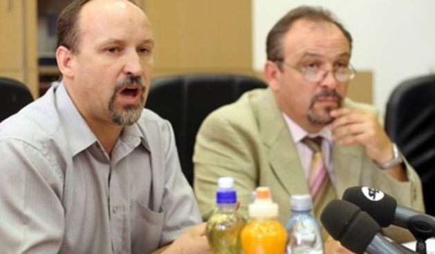 Predstavnici radnika Đure Đakovića (Foto: Danijel Soldo/CROPIX)