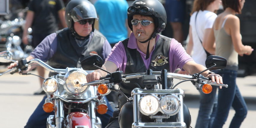 Zadar, 240511.
Press konferencija uoci pocetka Dana Harley Davidsona u Hrvatskoj koji ce se od 26-29 svibnja odrzati u Biogradu.
Na slici: u Biograd su vec poceli pristizati motoristi
Foto : Vladimir Ivanov / CROPIX