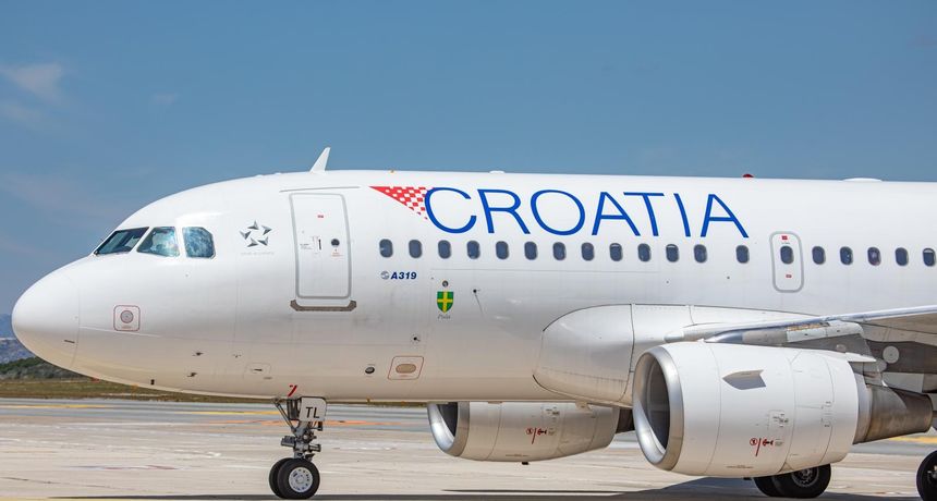 Avion, Croatia Airlines, Airbus (ilustracija) Avion, Croatia Airlines, Airbus (ilustracija)