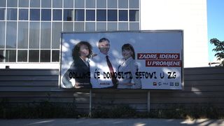 Išarani plakati koalicije za promjene