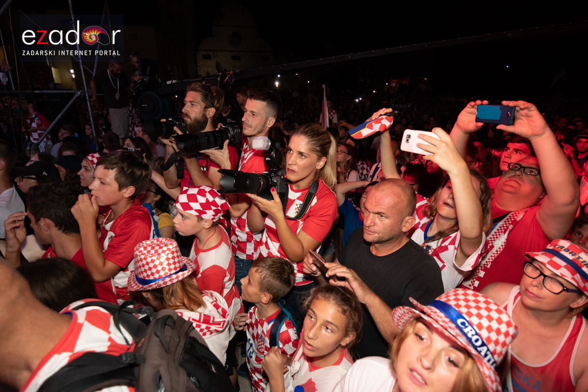 Veličanstven doček četvorice zadarskih Vatrenih