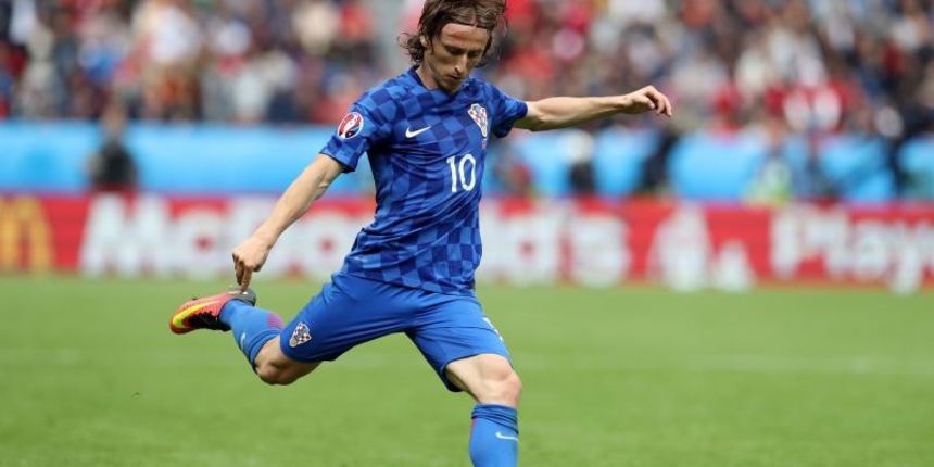 Stadion Park prinčeva u Parizu, UEFA EURO 2016., 1. kolo, skupina D, Turska – Hrvatska 0-1. Luka Modric. Photo: PIXSELL