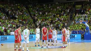 Europsko prvenstvo u kosarci Eurobasket Slovenija 2013., skupina C. Slovenija – Hrvatska 74-76. Photo: Igor Kralj/PIXSELL Europsko prvenstvo u kosarci Eurobasket Slovenija 2013., skupina C. Slovenija – Hrvatska 74-76. Photo: Igor Kralj/PIXSELL