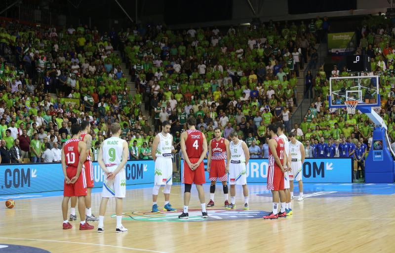 Europsko prvenstvo u kosarci Eurobasket Slovenija 2013., skupina C. Slovenija – Hrvatska 74-76. Photo: Igor Kralj/PIXSELL Europsko prvenstvo u kosarci Eurobasket Slovenija 2013., skupina C. Slovenija – Hrvatska 74-76. Photo: Igor Kralj/PIXSELL