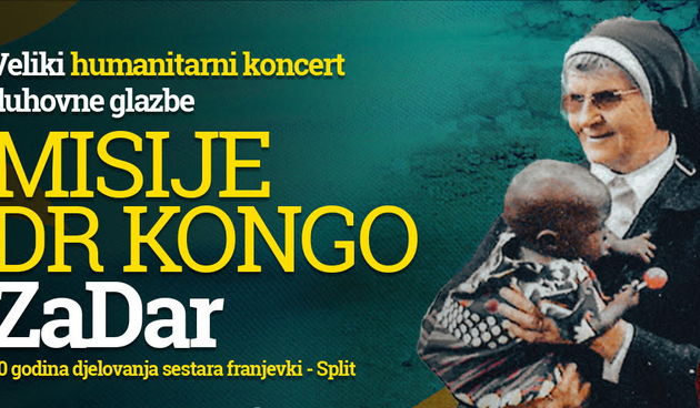 Humanitarni koncert duhovne glazbe “MISIJE DR KONGO ZaDar”