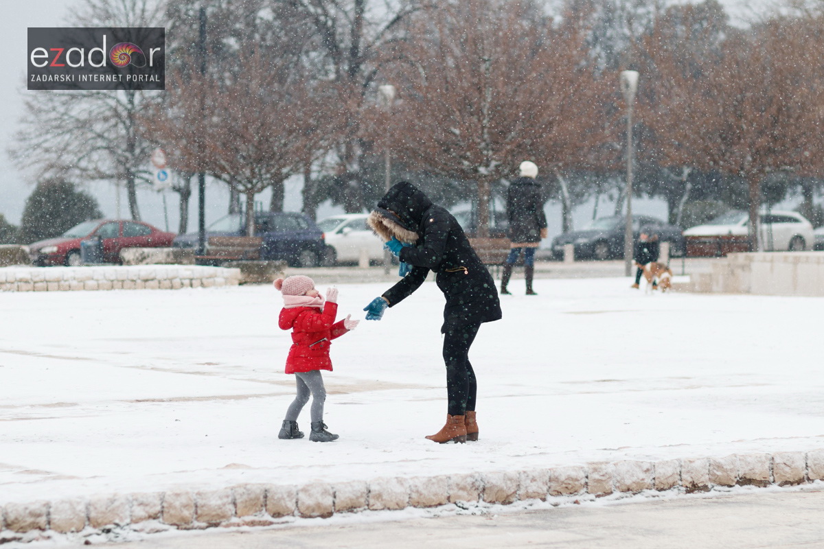 Snježni đir po gradu, četvrtak 1. ožujka 2018.