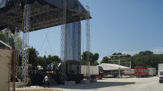 Pripreme za koncert Lennyja Kravitza