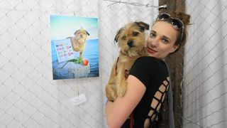 26.04.2014., Zadar – U Knezevoj palaci otvorena je humanitarna izlozba kucnih ljubimaca fotografkinje Ive Perincic za pomoc zadarskom azilu za zivotinje. Photo: Filip Brala/PIXSELL 26.04.2014., Zadar – U Knezevoj palaci otvorena je humanitarna izlozba kucnih ljubimaca fotografkinje Ive Perincic za pomoc zadarskom azilu za zivotinje. Photo: Filip Brala/PIXSELL