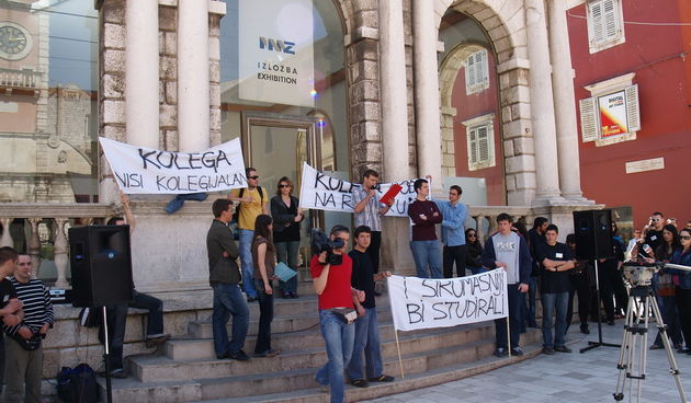 Studentski prosvjed, svibanj 2007.