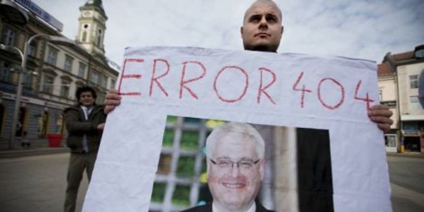 ACTA prosvjed protiv ACTA-e, foto: CROPIX ACTA prosvjed protiv ACTA-e, foto: CROPIX