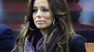 Katowice, 200909.
Dvorana Sport Arena Spodek.
Europsko prvenstvo u kosarci u Poljskoj, razigravanje izmedju Francuske i Hrvatske za peto mjesto na prvenstvu.
Na slici: Eva Longoria hollywoodska glumica supruga Tony Parkera francuskog NBA igraca San Antoni