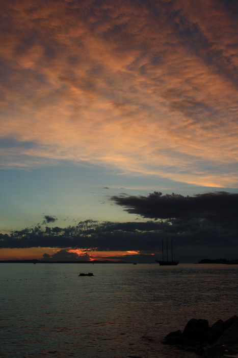 Čudesni zalazak sunca u Zadru 26. kolovoza 2012.