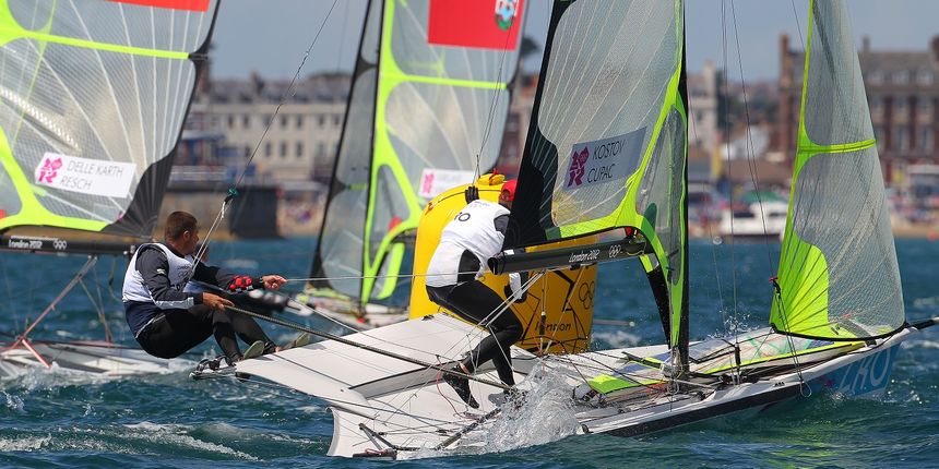 Pavle Kostov i Petar Cupać 49er