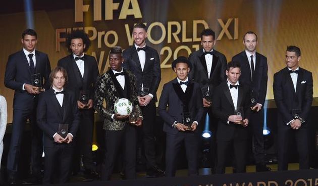 FIFA momčad 2015. godine, foto: mundodeportivo