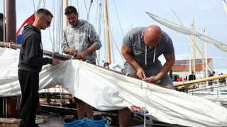 Murter: Po jakoj buri održana je tredicionalna 18. regata Latinsko idro – Murter 2015. Photo: Duško Jaramaz/PIXSELL Murter: Po jakoj buri održana je tredicionalna 18. regata Latinsko idro – Murter 2015. Photo: Duško Jaramaz/PIXSELL