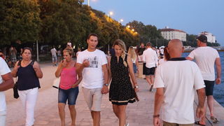 Večernji đir po zadarskoj rivi. Foto: Leo Banić