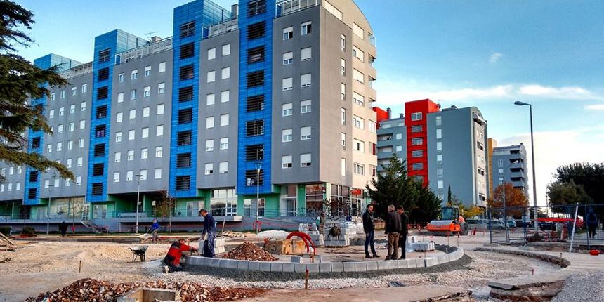 Radovi na novom rotoru kod Čistoće Radovi na novom rotoru kod Čistoće