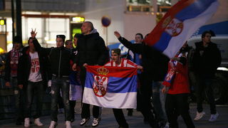 Malmo, Svedska, 190111.
Malmo Arena, 22. svjetsko rukometno prvenstvo, utakmica izmedju Hrvatske i Srbije.
Na fotografiji: navijaci.
Foto: Ante Cizmic / CROPIX Malmo, Svedska, 190111.
Malmo Arena, 22. svjetsko rukometno prvenstvo, utakmica izmedju Hrvatske i Srbije.
Na fotografiji: navijaci.
Foto: Ante Cizmic / CROPIX