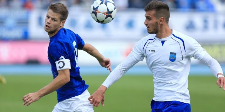 04.10.2014., Osijek – Utakmica 11. kola MAXtv Prve HNL, NK Osijek – NK Zadar, Jure Jerbić, Marko Dugandzic Photo: Davor Javorovic/PIXSELL 04.10.2014., Osijek – Utakmica 11. kola MAXtv Prve HNL, NK Osijek – NK Zadar, Jure Jerbić, Marko Dugandzic Photo: Davor Javorovic/PIXSELL