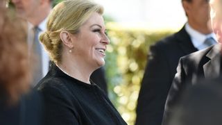 Predsjednica Kolinda Grabar Kitarović na svečanoj sjednici županijske skupštine, foto: Dino Stanin/PIXSELL