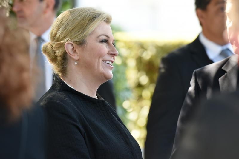 Predsjednica Kolinda Grabar Kitarović na svečanoj sjednici županijske skupštine, foto: Dino Stanin/PIXSELL