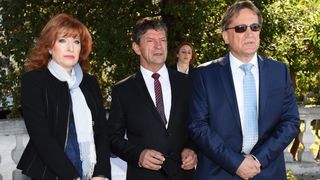 Predsjednica Kolinda Grabar Kitarović na svečanoj sjednici županijske skupštine, foto: Dino Stanin/PIXSELL