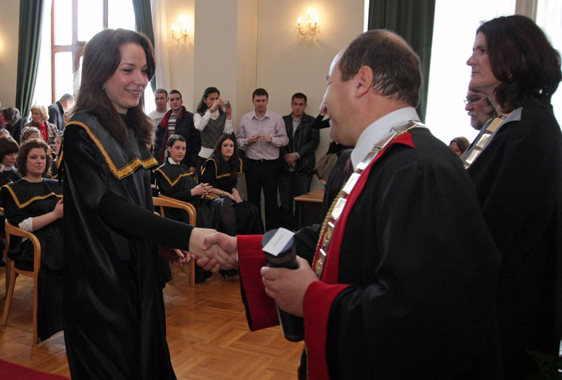 Promocija diplomiranih studenata, 7. ožujka 2009. (foto: Marin Gospić)