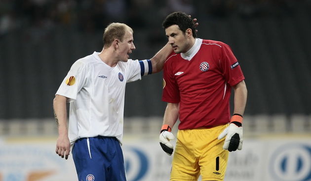 Atena,160910.  OACA Spyro Louis Stadium. UEFA Europa League – grupa G utakmica  FC AEK Atena – HNK Hajduk Split. Foto: Vladimir Dugandzic / CROPIX
