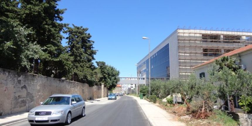 Ulica Nikole Šubića Zrinskog ponovo u funkciji, most, poliklinika, foto-radio Zd